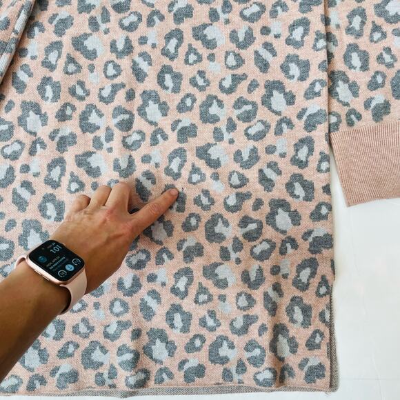 NWT Mayoral Size 18 Pink Leopard Sweater Dress - Picture 8 of 9